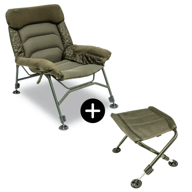 Přímo Od Výrobce Solar Super Deluxe Lounge Set SP C-Tech Sofa Chair + Footrest